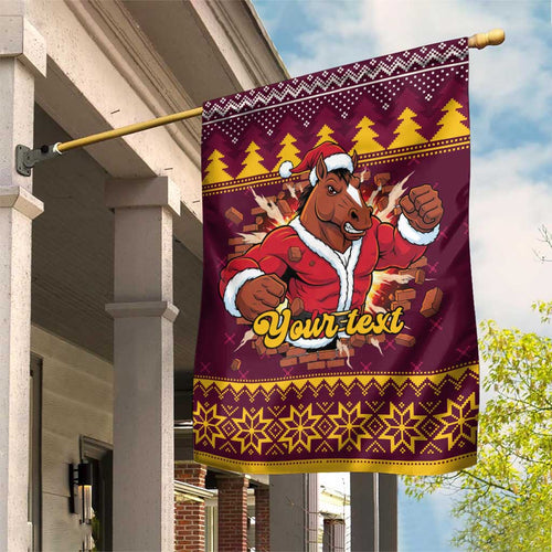 Jingle Broncos Jump Personalized Garden Flag Christmas Rugby League Spirit - Aussie Hoodie