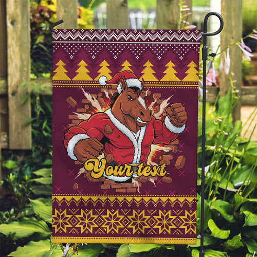 Jingle Broncos Jump Personalized Garden Flag Christmas Rugby League Spirit - Aussie Hoodie