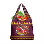 Jingle Broncos Jump Personalized Grocery Bag Christmas Rugby League Spirit - Aussie Hoodie