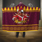 Jingle Broncos Jump Personalized Hooded Blanket Christmas Rugby League Spirit - Aussie Hoodie