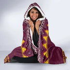 Jingle Broncos Jump Personalized Hooded Blanket Christmas Rugby League Spirit - Aussie Hoodie