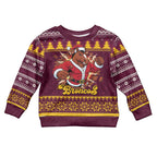Jingle Broncos Jump Personalized Kid Ugly Christmas Sweater Christmas Rugby League Spirit - Aussie Hoodie