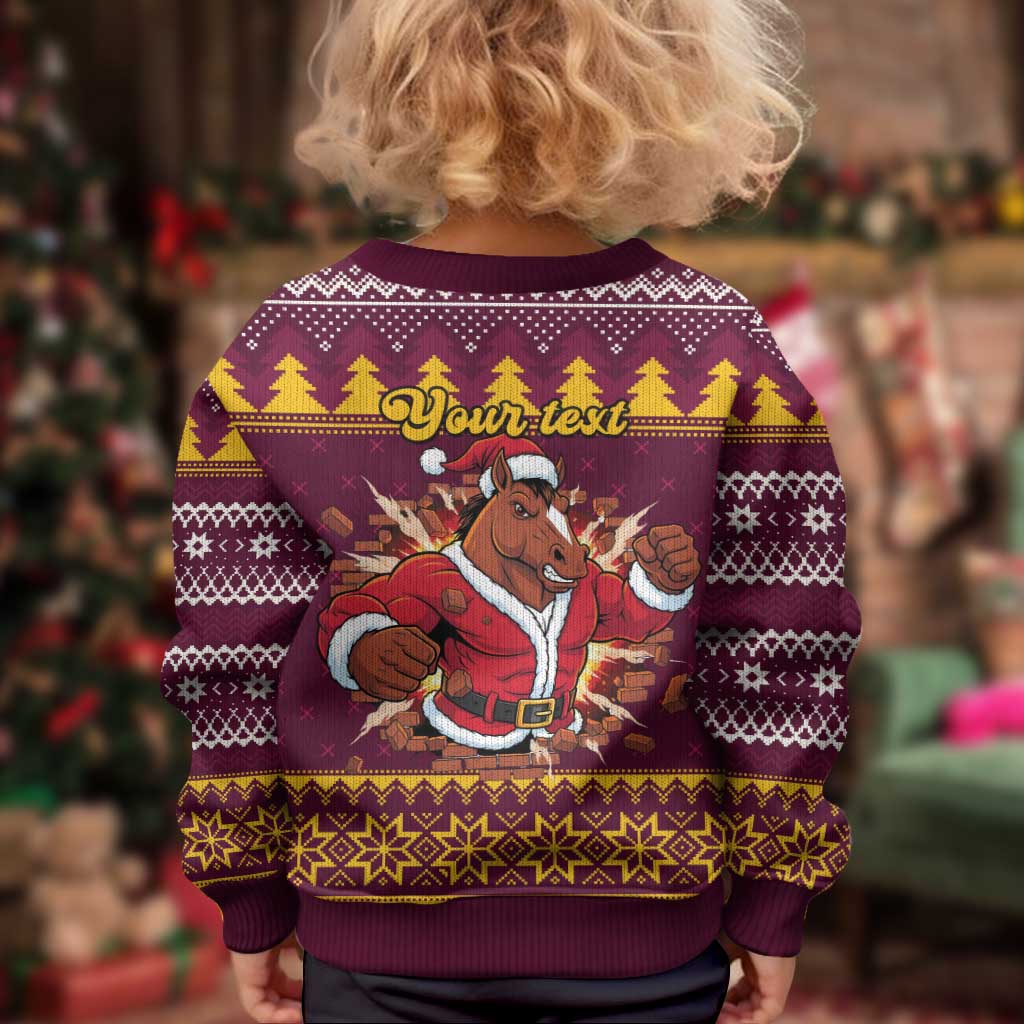 Jingle Broncos Jump Personalized Kid Ugly Christmas Sweater Christmas Rugby League Spirit - Aussie Hoodie
