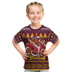 Jingle Broncos Jump Personalized Kid T Shirt Christmas Rugby League Spirit - Aussie Hoodie