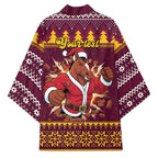Jingle Broncos Jump Personalized Kimono Christmas Rugby League Spirit - Aussie Hoodie