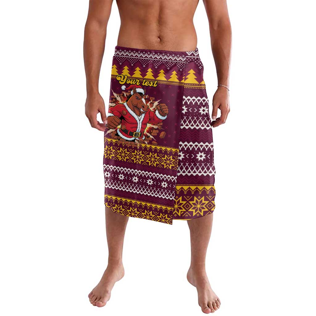 Jingle Broncos Jump Personalized Lavalava Christmas Rugby League Spirit - Aussie Hoodie