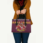 Jingle Broncos Jump Personalized Leather Bag Christmas Rugby League Spirit - Aussie Hoodie