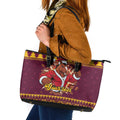 Jingle Broncos Jump Personalized Leather Tote Bag Christmas Rugby League Spirit - Aussie Hoodie