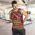 Jingle Broncos Jump Personalized Men Tank Top Christmas Rugby League Spirit - Aussie Hoodie