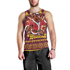 Jingle Broncos Jump Personalized Men Tank Top Christmas Rugby League Spirit - Aussie Hoodie