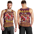 Jingle Broncos Jump Personalized Men Tank Top Christmas Rugby League Spirit - Aussie Hoodie