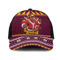 Jingle Broncos Jump Mesh Trucker Cap Christmas Rugby League Spirit - Aussie Hoodie