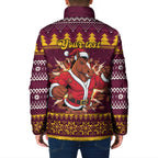 Jingle Broncos Jump Personalized Padded Jacket Christmas Rugby League Spirit - Aussie Hoodie