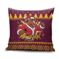 Jingle Broncos Jump Personalized Pillow Cover Christmas Rugby League Spirit - Aussie Hoodie