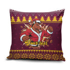 Jingle Broncos Jump Personalized Pillow Cover Christmas Rugby League Spirit - Aussie Hoodie