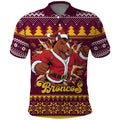 Jingle Broncos Jump Personalized Polo Shirt Christmas Rugby League Spirit - Aussie Hoodie