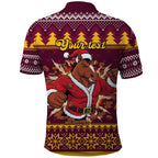 Jingle Broncos Jump Personalized Polo Shirt Christmas Rugby League Spirit - Aussie Hoodie