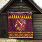 Jingle Broncos Jump Personalized Quilt Christmas Rugby League Spirit - Aussie Hoodie