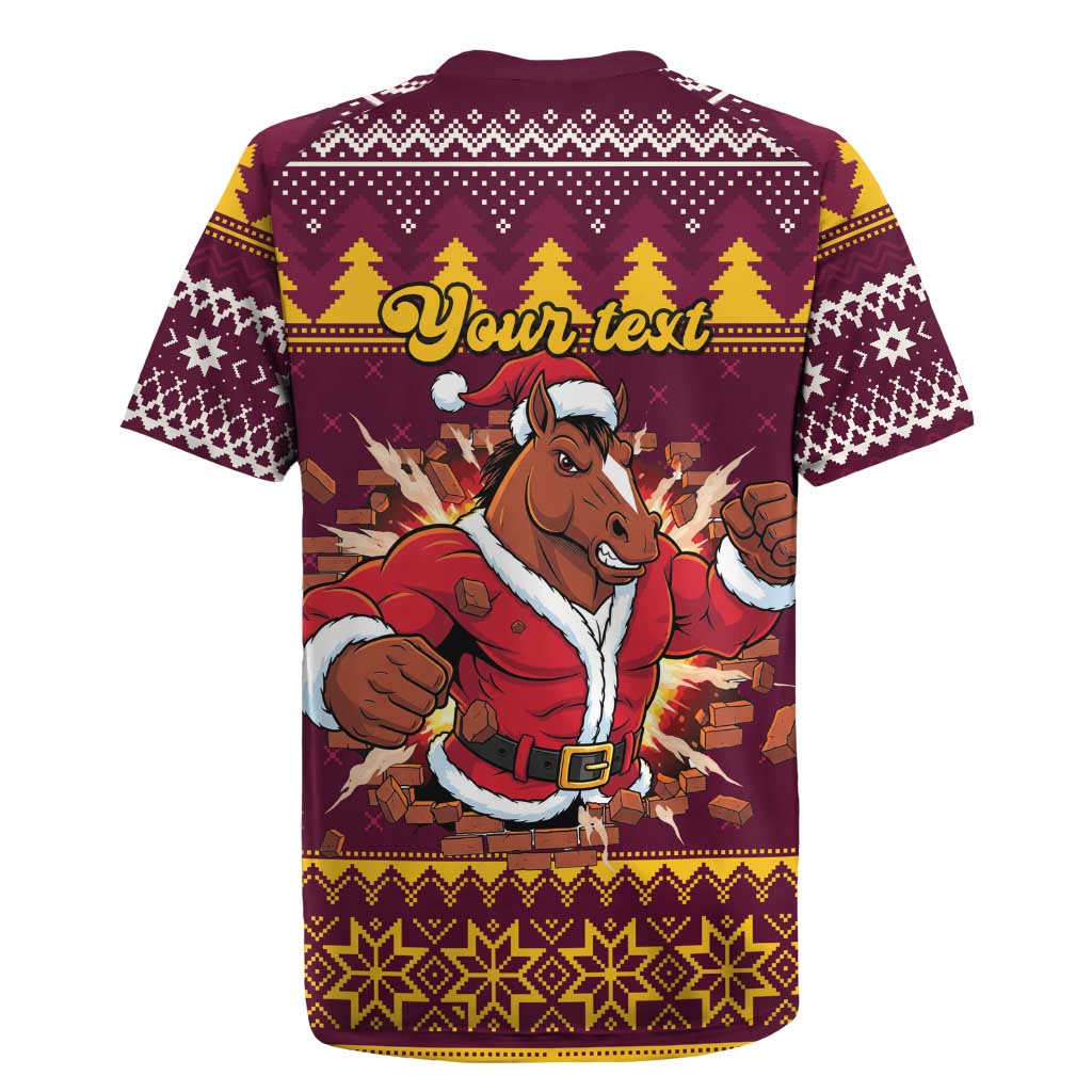 Jingle Broncos Jump Personalized Rugby Jersey Christmas Rugby League Spirit - Aussie Hoodie