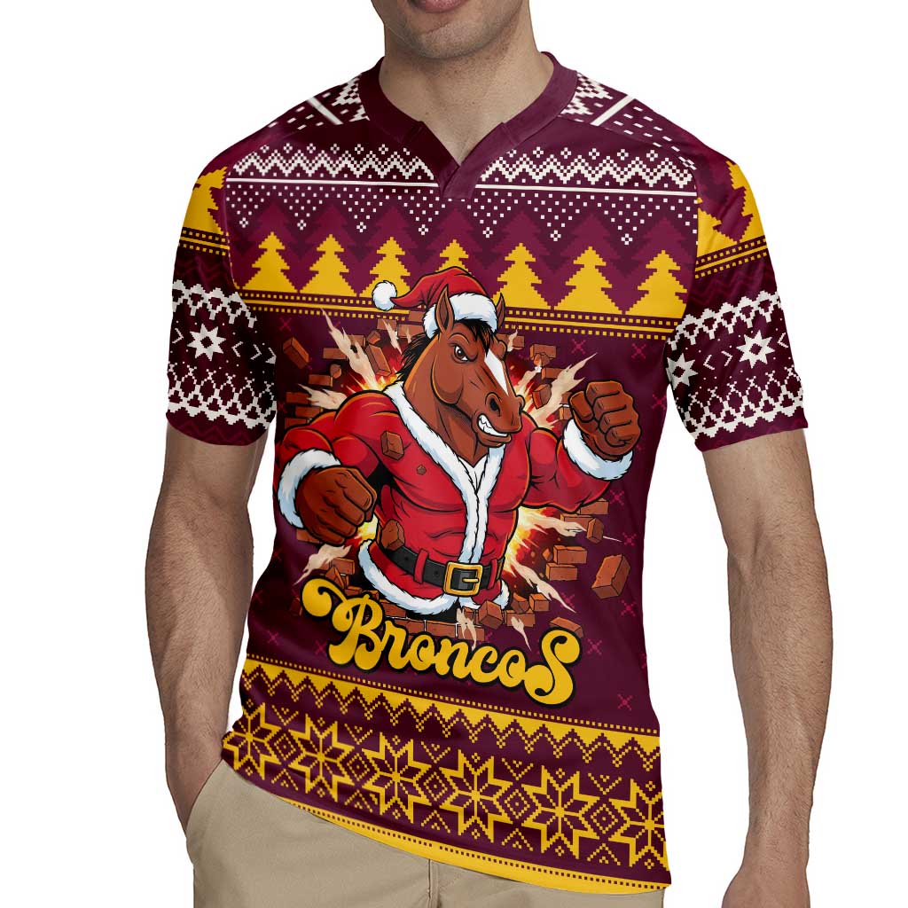 Jingle Broncos Jump Personalized Rugby Jersey Christmas Rugby League Spirit - Aussie Hoodie