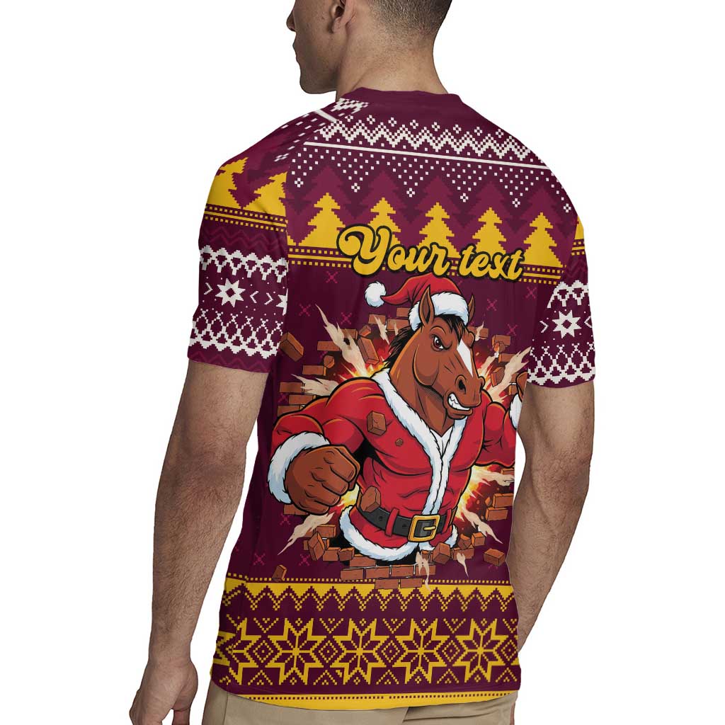 Jingle Broncos Jump Personalized Rugby Jersey Christmas Rugby League Spirit - Aussie Hoodie
