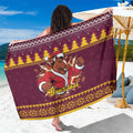 Jingle Broncos Jump Personalized Sarong Christmas Rugby League Spirit - Aussie Hoodie