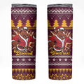 Jingle Broncos Jump Personalized Skinny Tumbler Christmas Rugby League Spirit - Aussie Hoodie