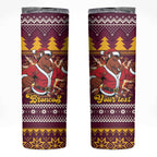 Jingle Broncos Jump Personalized Skinny Tumbler Christmas Rugby League Spirit - Aussie Hoodie
