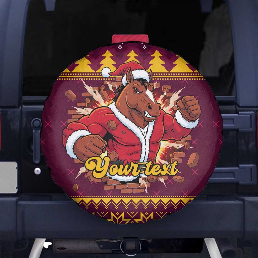 Jingle Broncos Jump Personalized Spare Tire Cover Christmas Rugby League Spirit - Aussie Hoodie