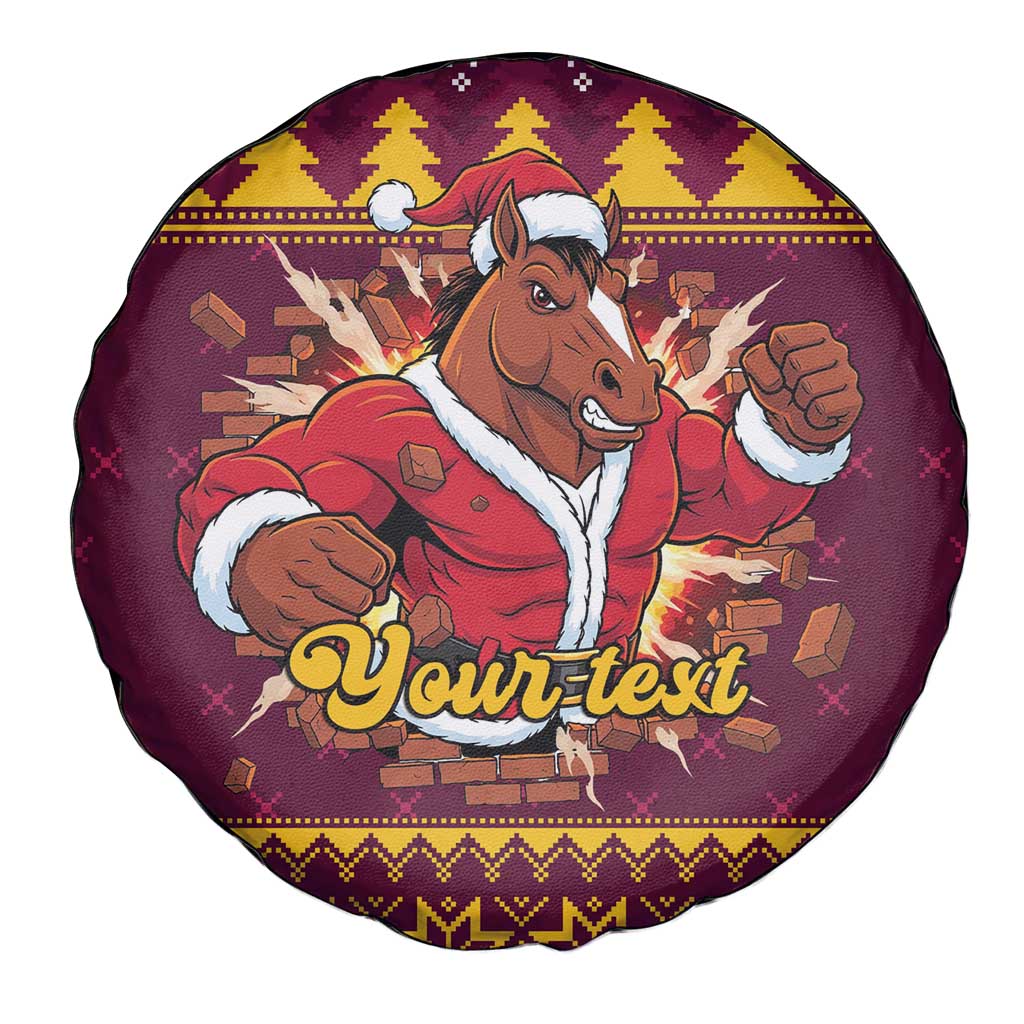 Jingle Broncos Jump Personalized Spare Tire Cover Christmas Rugby League Spirit - Aussie Hoodie