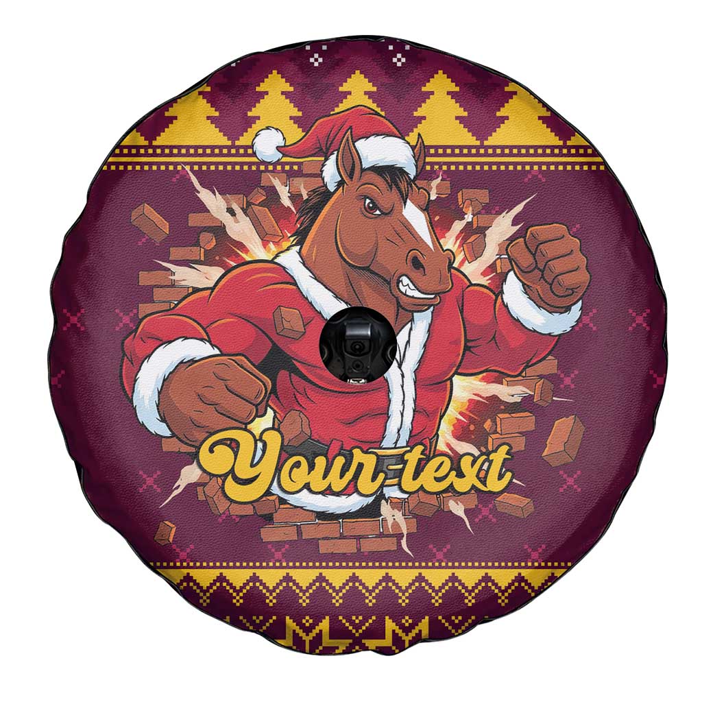 Jingle Broncos Jump Personalized Spare Tire Cover Christmas Rugby League Spirit - Aussie Hoodie