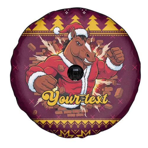 Jingle Broncos Jump Personalized Spare Tire Cover Christmas Rugby League Spirit - Aussie Hoodie