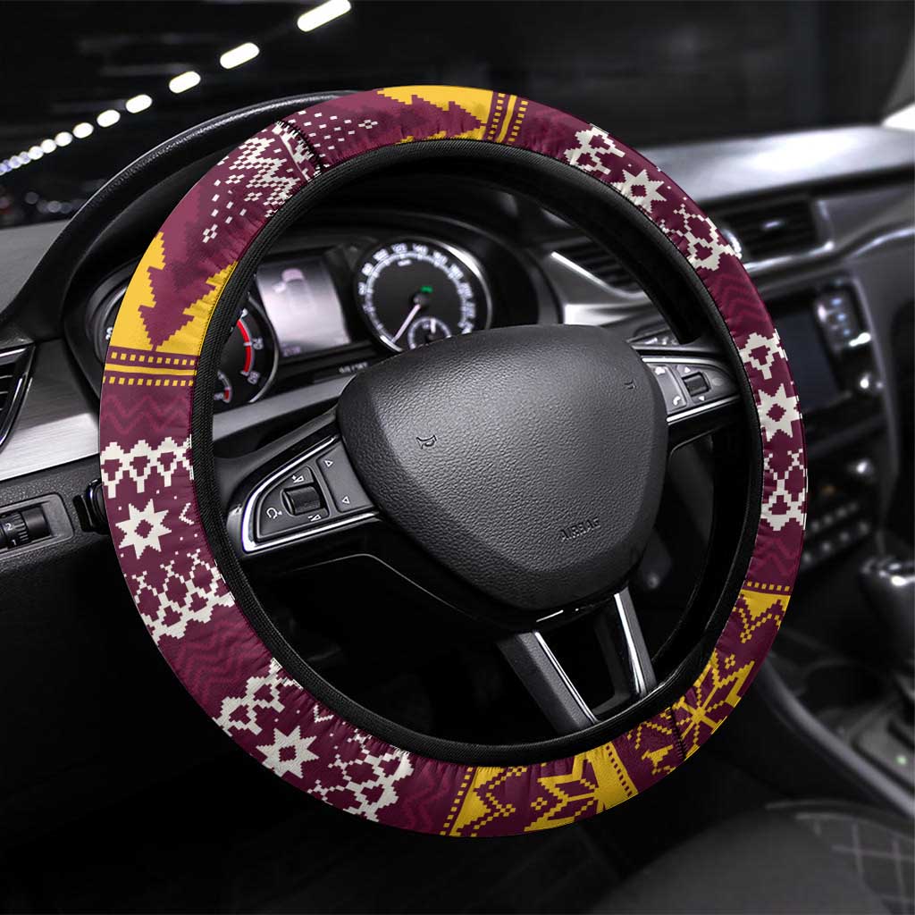 Jingle Broncos Jump Steering Wheel Cover Christmas Rugby League Spirit - Aussie Hoodie