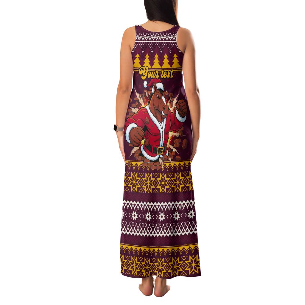 Jingle Broncos Jump Personalized Tank Maxi Dress Christmas Rugby League Spirit - Aussie Hoodie