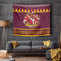 Jingle Broncos Jump Personalized Tapestry Christmas Rugby League Spirit - Aussie Hoodie