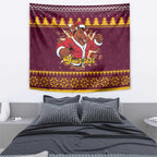 Jingle Broncos Jump Personalized Tapestry Christmas Rugby League Spirit - Aussie Hoodie