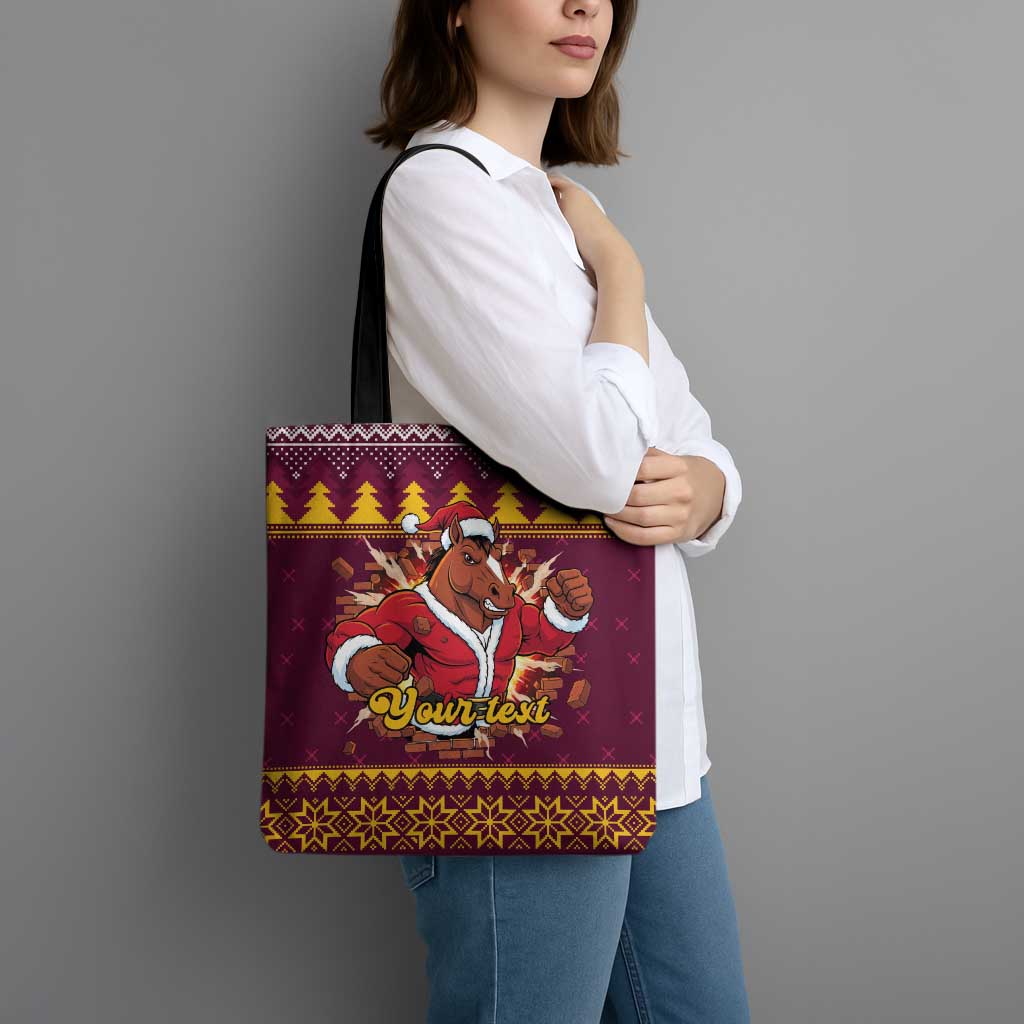 Jingle Broncos Jump Personalized Tote Bag Christmas Rugby League Spirit - Aussie Hoodie