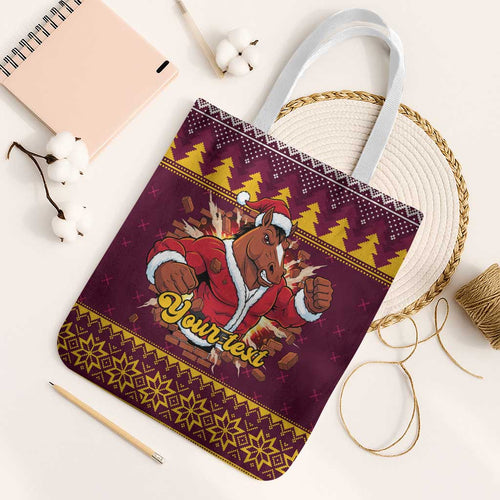 Jingle Broncos Jump Personalized Tote Bag Christmas Rugby League Spirit - Aussie Hoodie