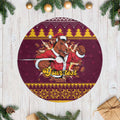 Jingle Broncos Jump Personalized Tree Skirt Christmas Rugby League Spirit - Aussie Hoodie