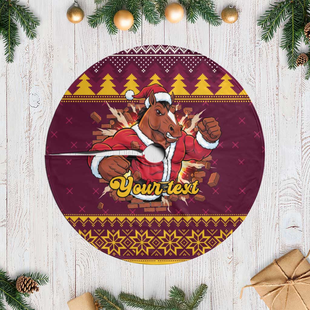 Jingle Broncos Jump Personalized Tree Skirt Christmas Rugby League Spirit - Aussie Hoodie