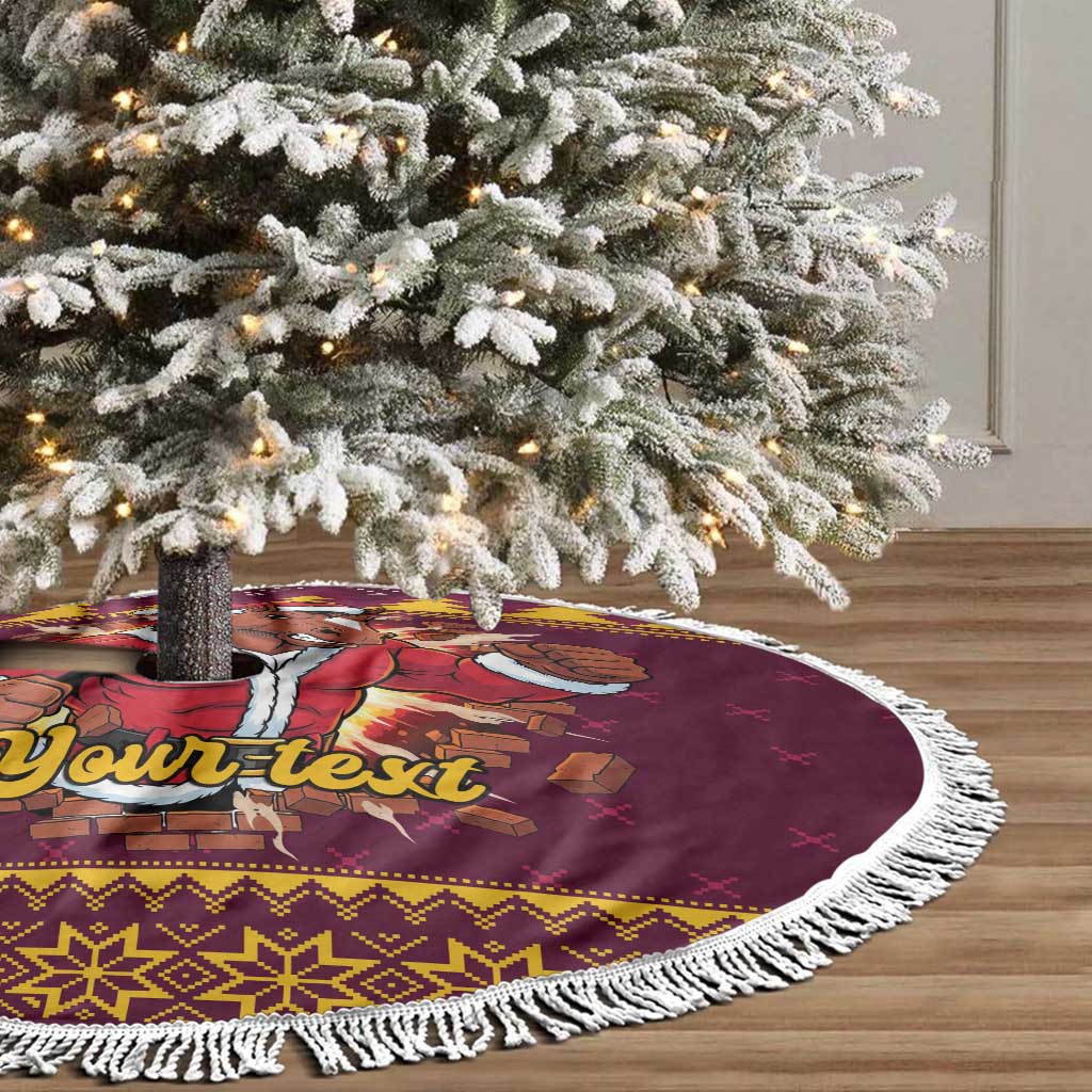 Jingle Broncos Jump Personalized Tree Skirt Christmas Rugby League Spirit - Aussie Hoodie