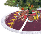 Jingle Broncos Jump Personalized Tree Skirt Christmas Rugby League Spirit - Aussie Hoodie