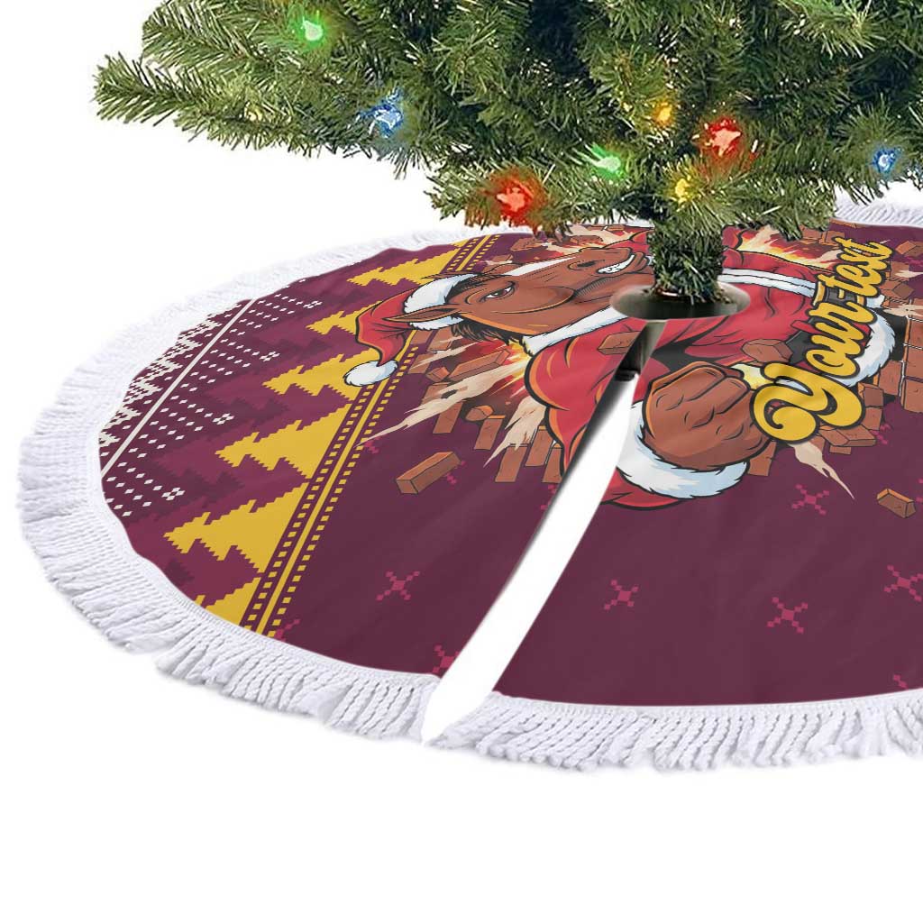 Jingle Broncos Jump Personalized Tree Skirt Christmas Rugby League Spirit - Aussie Hoodie