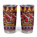 Jingle Broncos Jump Personalized Tumbler Cup Christmas Rugby League Spirit - Aussie Hoodie