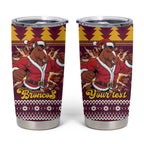 Jingle Broncos Jump Personalized Tumbler Cup Christmas Rugby League Spirit - Aussie Hoodie
