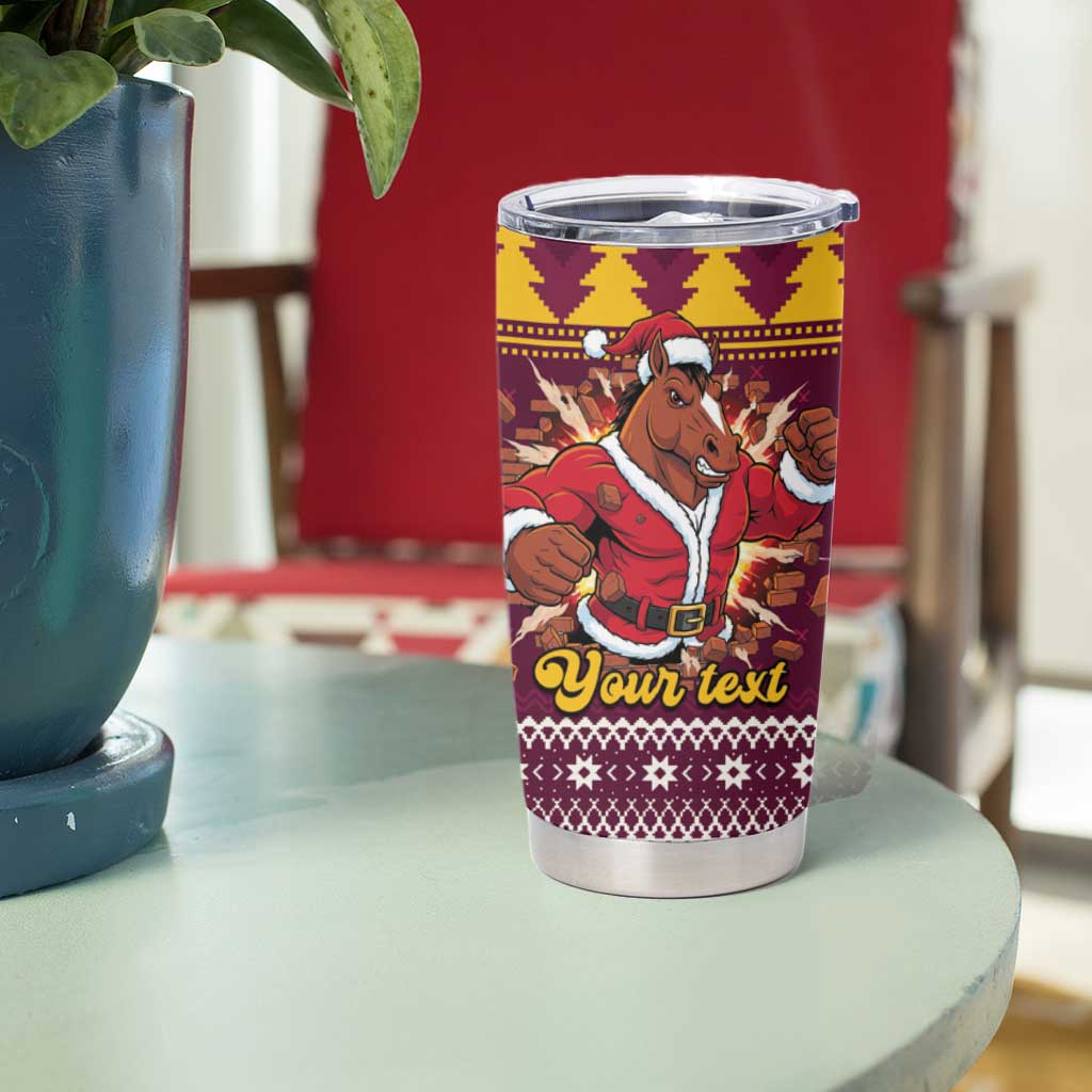 Jingle Broncos Jump Personalized Tumbler Cup Christmas Rugby League Spirit - Aussie Hoodie