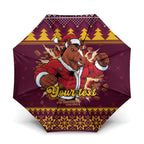 Jingle Broncos Jump Personalized Umbrella Christmas Rugby League Spirit - Aussie Hoodie
