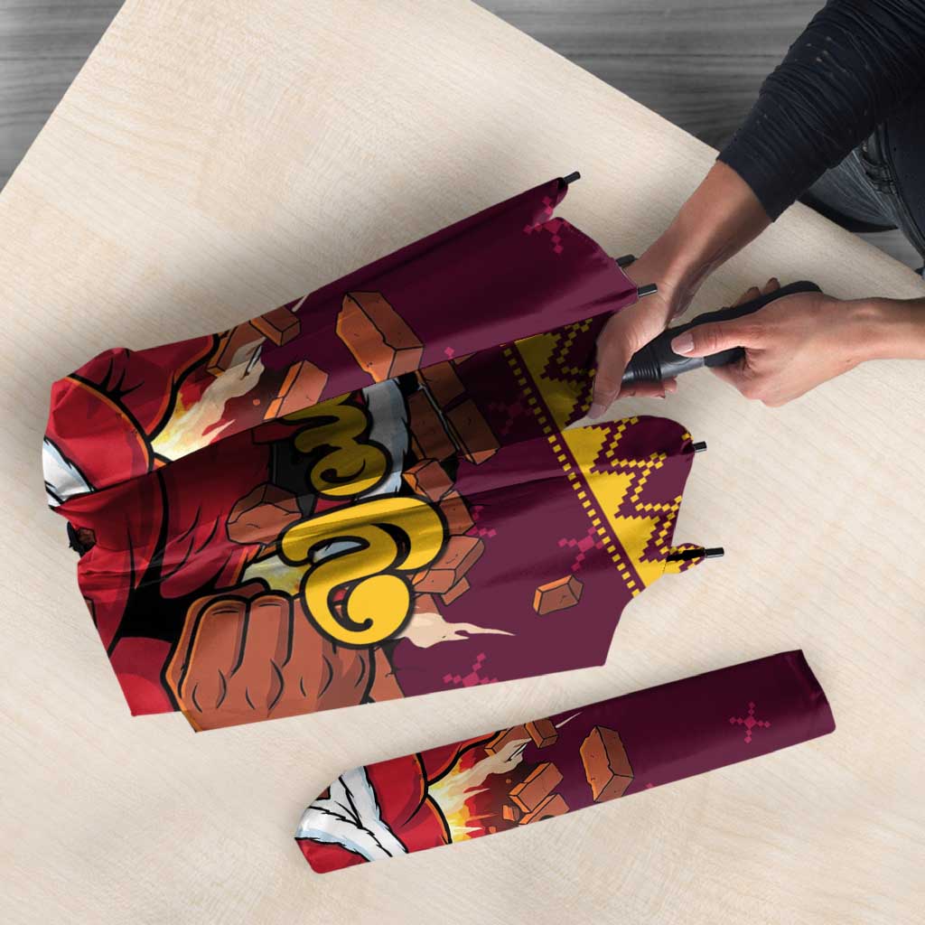 Jingle Broncos Jump Personalized Umbrella Christmas Rugby League Spirit - Aussie Hoodie
