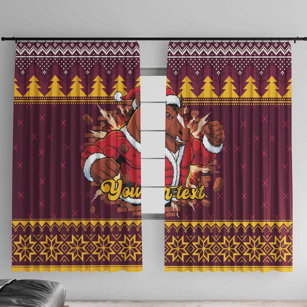 Jingle Broncos Jump Personalized Window Curtain Christmas Rugby League Spirit - Aussie Hoodie