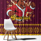 Jingle Broncos Jump Personalized Window Curtain Christmas Rugby League Spirit - Aussie Hoodie